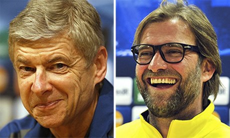 Arsene Wenger and Jurgen Klopp 001