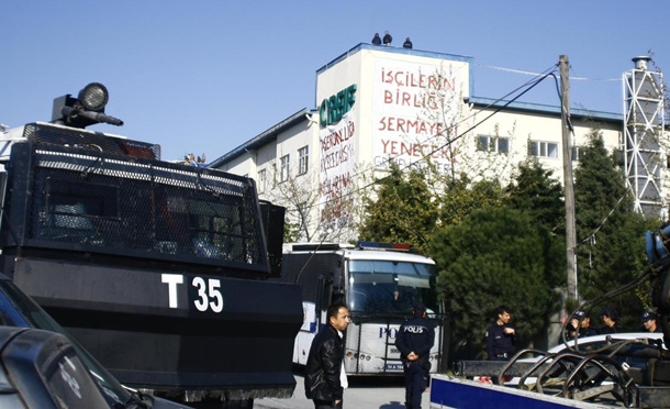 Greif işçilerine polis müdahale etti 1 greif iscileri polis mudahale