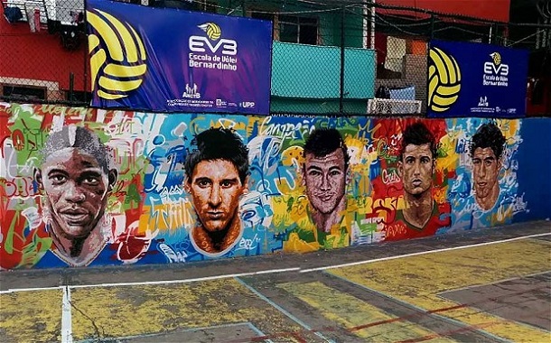 Brezilya Dünya Kupası Sokak Sanatı