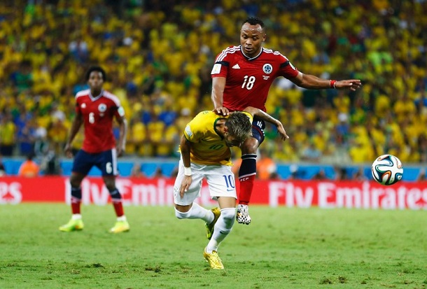 Brazilians Threat Zúñiga For Neymar Foul