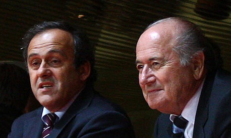 Michel Platini : FiFA başkanlığına aday olmayacağım! 1 michel platini sepp blatter aday olmayacağim değilim