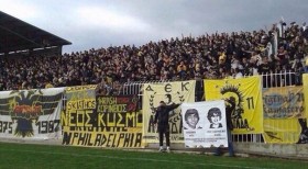 AEK taraftarlarından Berkin Elvan pankartı 1 AEK Tribunlerinde Berkin Elvan Pankarti