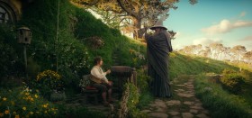 Yeni Zelanda da yer alan Hobbit Diyarında filmiden bir sahne1