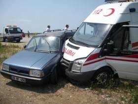 ambulans kaza giresun