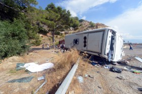 antalya turist otobusukaza