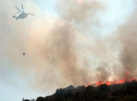 Çocuk aklı! Helikopter görmek için orman yangını çıkarmışlar 1 bodrum orman yangini