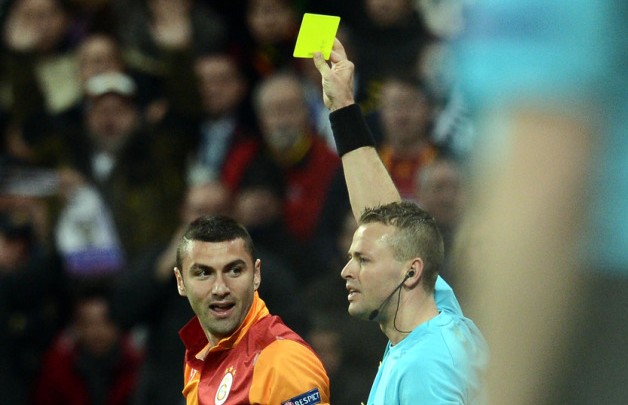 Galatasaray Burak Yılmaz için UEFA'ya itiraz etti / Son Dakika 1 burak yilmaz sari kart real madrid e1365156127258