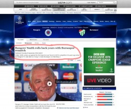 Glasgow Rangers Teknik Direktörü Walter Smith 36 yıllık intikamın peşinde!.. 1 bursaspor