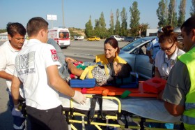 Edirne'de 2 otomobil çarpıştı: 1 ölü, 7 yaralı 1 edirne otomobil kazasi