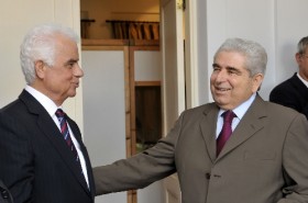 Derviş Eroğlu - Hristofyas görüşmesi gergin başlayacak 1 eroglu hristofyas