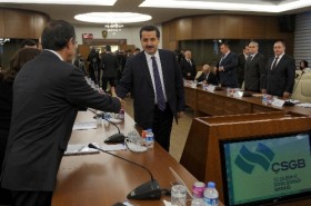 Asgari ücret pazarlıkları başladı (Video) 1 faruk celik toplanti