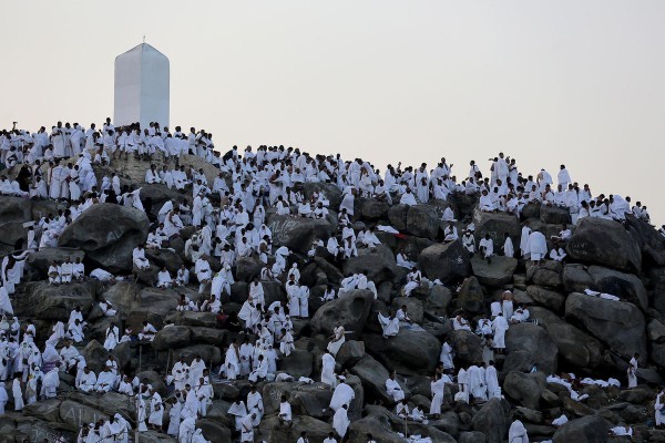 Hacı adayları Arafat'a çıktı! 1 haci adaylari arafat