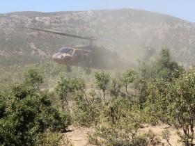 Bingöl'de çatışma: 1 terörist öldürüldü 1 helikopter catisma