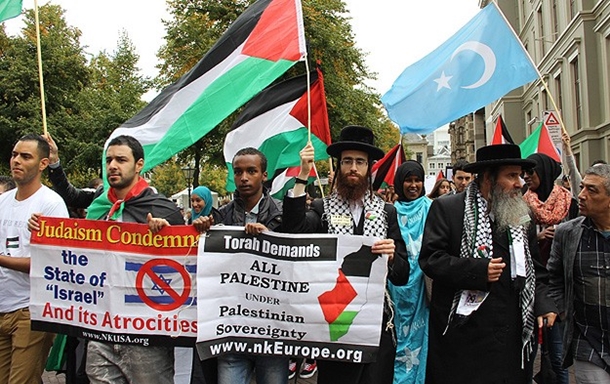 Hollandalılar Gazze için sokaklarda 1 hollanda gazze protesto