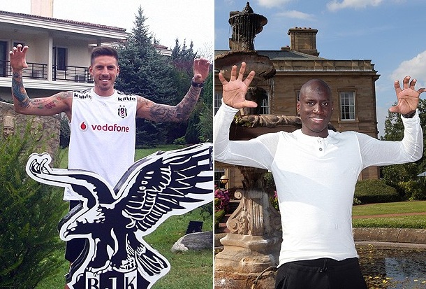 jose sosa ve demba ba kartal beşiktaşta çok mutlu