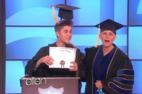 justin bieber boy friend ellen showda