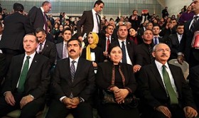 Erdoğan ve Kılıçdaroğlu, Şeb-i Arus törenine katıldı 1 kilicdaroglu erdogan sebi arus