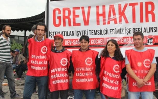 Kocaeli Tıp'ta skandal! Soma için eylem yapan 5 işçi işten çıkarıldı 1 kocaeli tip eylem e1401971835573
