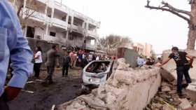 Libya'daki Fransa Büyükelçiliği'ne bombalı saldırı 1 libya fransa patlama