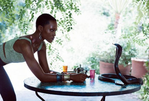 Oscarlı oyuncu Fas'ta modellik yaptı 1 lupita