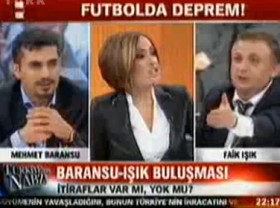 Mehmet Baransu ile Aziz Yıldırım'ın avukatı Faik Işık karşı karşıya 1 mehmet baransu faik isik tartismasi