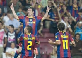 Barça kaldığı yerden! Santander: 0 - Barcelona: 3 (Video) 1 messi santander