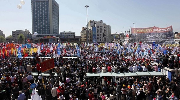 taksim 1 mayis aciklamasi