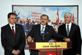 Bakan Veysel Eroğlu temel atarken bayıldı / Son Dakika 1 veysel eroglu usak