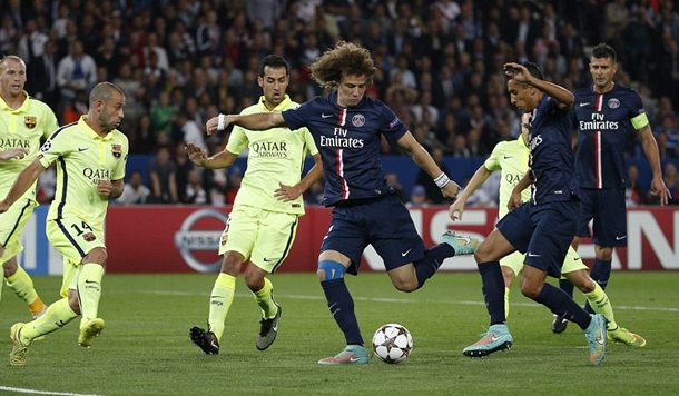 PSG - Barcelona maçında tribündeki yıldızlar! 1 barcelona psg sampiyonlar ligi