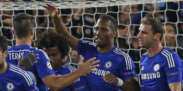 Drogba'dan ilk gol Chelsea'den farklı galibiyet! Chelsea 6 - 0 Maribor 1 chelsea 6 0 maribor