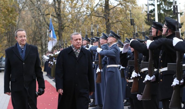 Cumhurbaşkanı Erdoğan Estonya'da 1 erdogan estonya