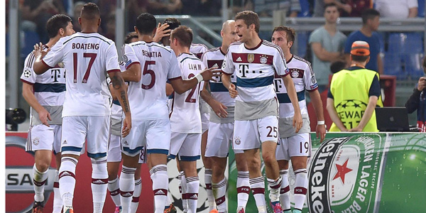 Bayern Münih Roma'yı perişan etti... Roma 1 - 7 Bayern Münih 1 roma bayern münih 7 1