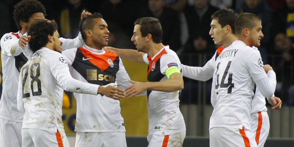 shaktar donetsk bate barisov 7 0 athletic bilbao ricardo quaresma porto champions leuge