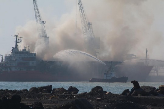 Son Dakika: İskenderun Limanı'nda yangın 1 iskenderun limani yangin