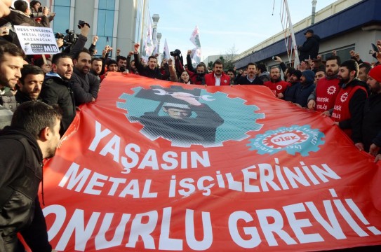 Metal işçilerinin büyük grevi başladı! 1 metal is grevi