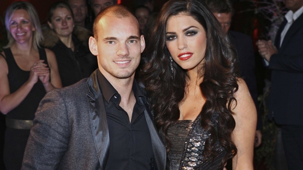 Wesley Sneijder ikinci kez baba oluyor 1 wesley sneijder yolanthe cabau hamile
