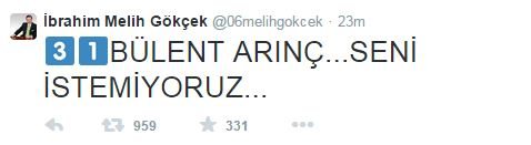 melih gokcek arinc