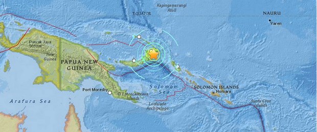 papua yeni ginede deprem