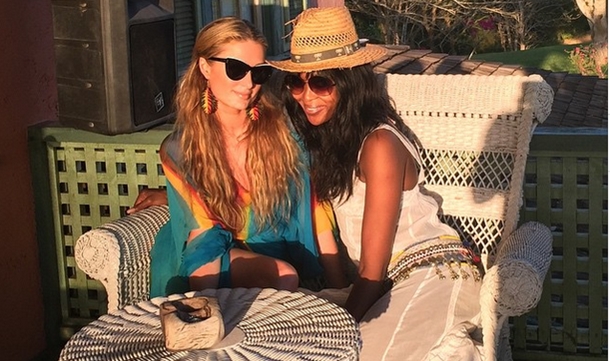 paris hilton naomi cambell jamaika