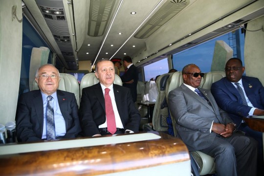 Çanakkale Zaferi'nin 100. yılı / Cumhurbaşkanı Erdoğan Gelibolu'ya geldi 1 erdogan cemil cicek