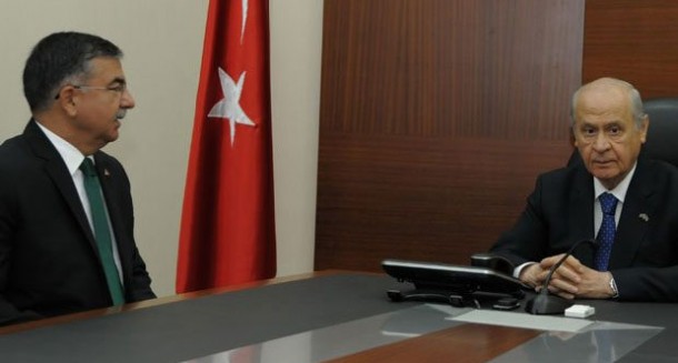 Bahçeli-Yılmaz görüşmesi 7 dakikada bitti 1 bahceli yimaz