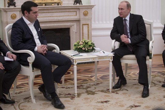 Aleksis Çipras Putin'le görüştü 1 cipras putin