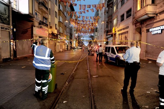 İstiklal Caddesi'nde dehşet anları! 1 istiklal caddesi olay