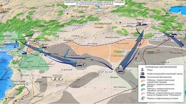 Rusya "kanıt" dediği görüntüleri açıkladı! IŞİD'in petrol ticareti hakkında ağır suçlamalar 1 isid petrol