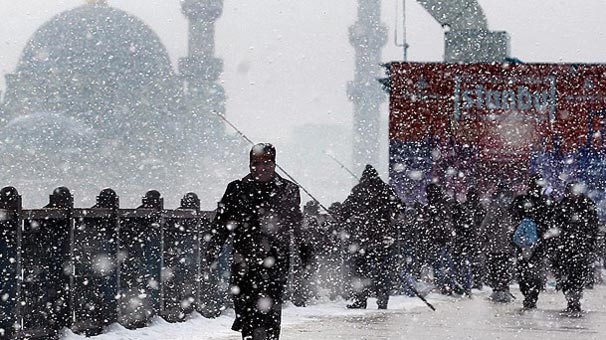 İstanbul'a beklenen kar geliyor! 1 istanbul kar yagisi