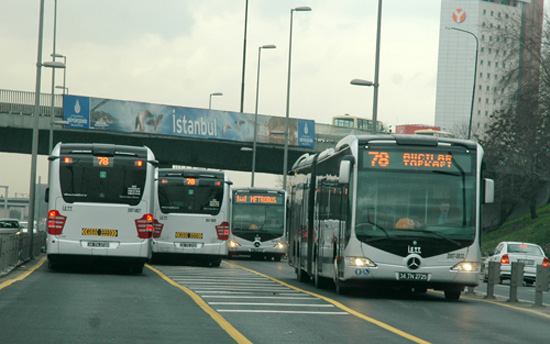 Metrobüse alternatif üç yeni otobüs hattı 1 metttrobus