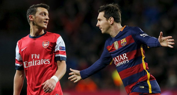 Şampiyonlar Ligi'nde müthiş gece 1 messi arsenal 610x328 1