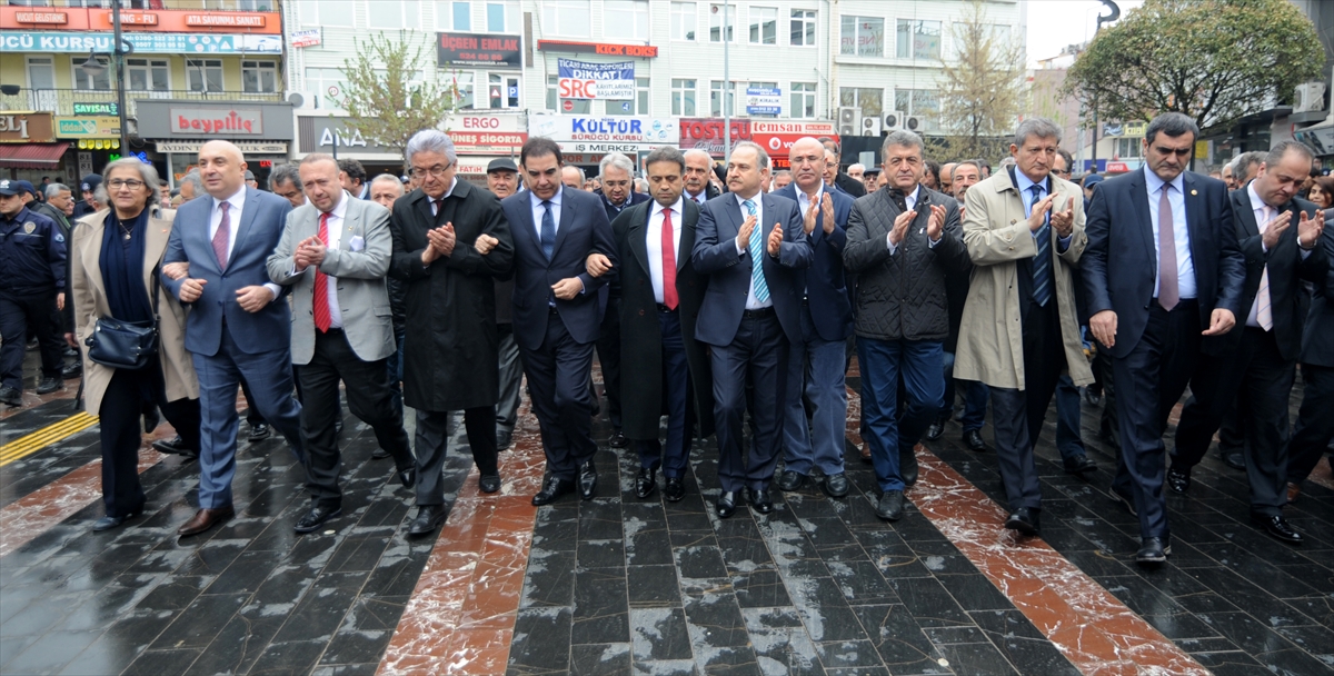 CHP'li vekiller dövülen başkan için yürüdü 1 chp duzce
