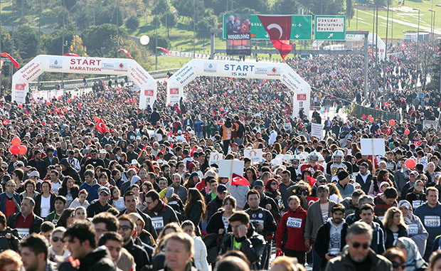 İstanbul'da yollar kapanıyor 1 istanbul maratonu