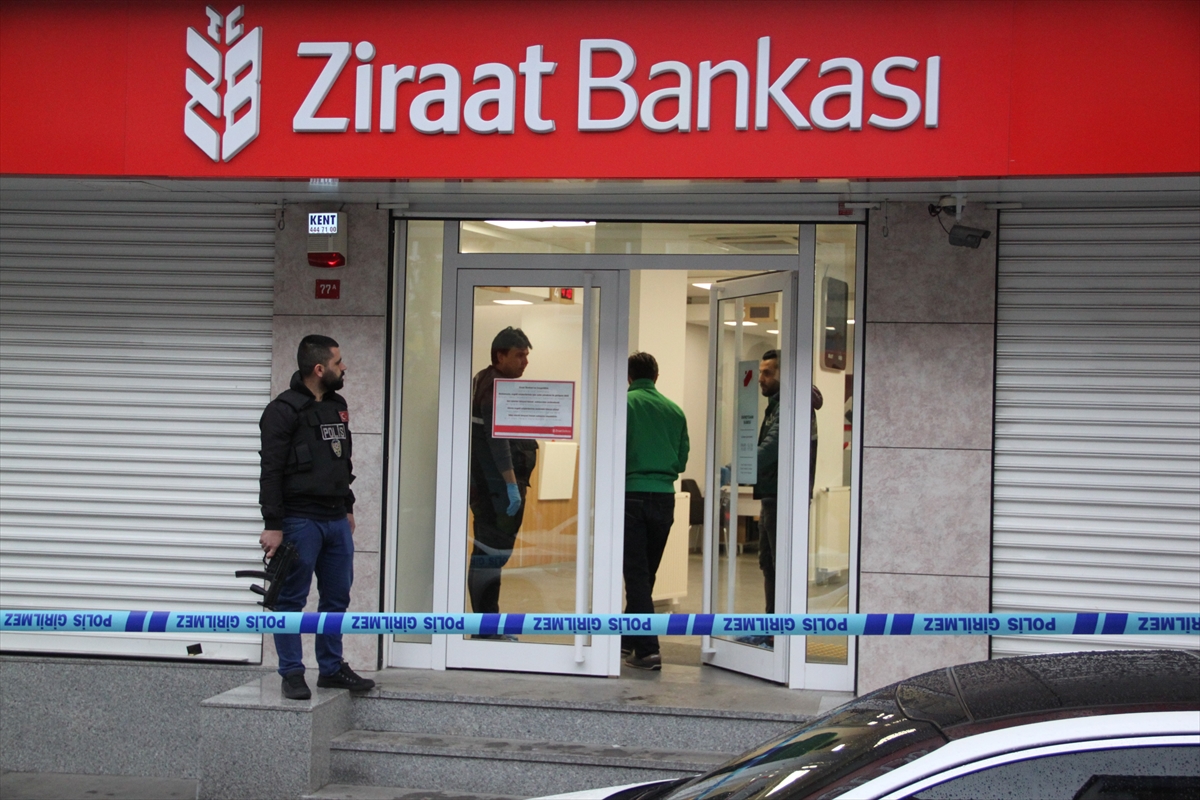 İstanbul'da banka soygunu 1 ziraat soygun